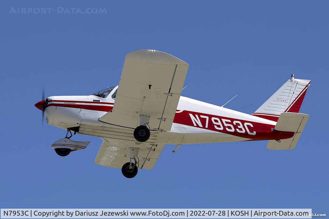 N7953C, 1975 Piper PA-28-140 Cherokee Cruiser C/N 28-7625090, Piper PA-28-140 Cherokee Cruiser  C/N 28-7625090, N7953C