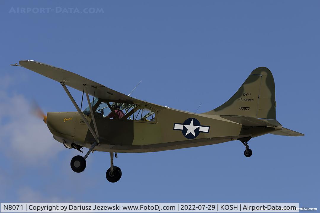 N8071, 1945 Stinson L-5E Sentinel C/N 44-18071, Stinson L-5E Sentinel 