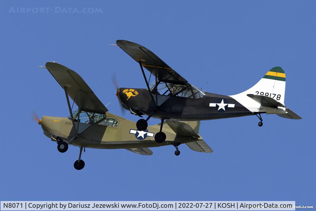 N8071, 1945 Stinson L-5E Sentinel C/N 44-18071, Stinson L-5E Sentinel 