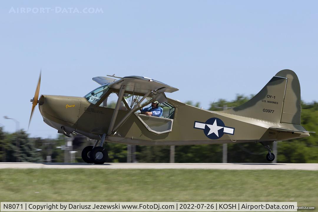 N8071, 1945 Stinson L-5E Sentinel C/N 44-18071, Stinson L-5E Sentinel 