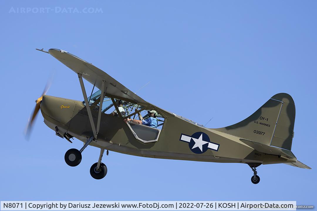 N8071, 1945 Stinson L-5E Sentinel C/N 44-18071, Stinson L-5E Sentinel 