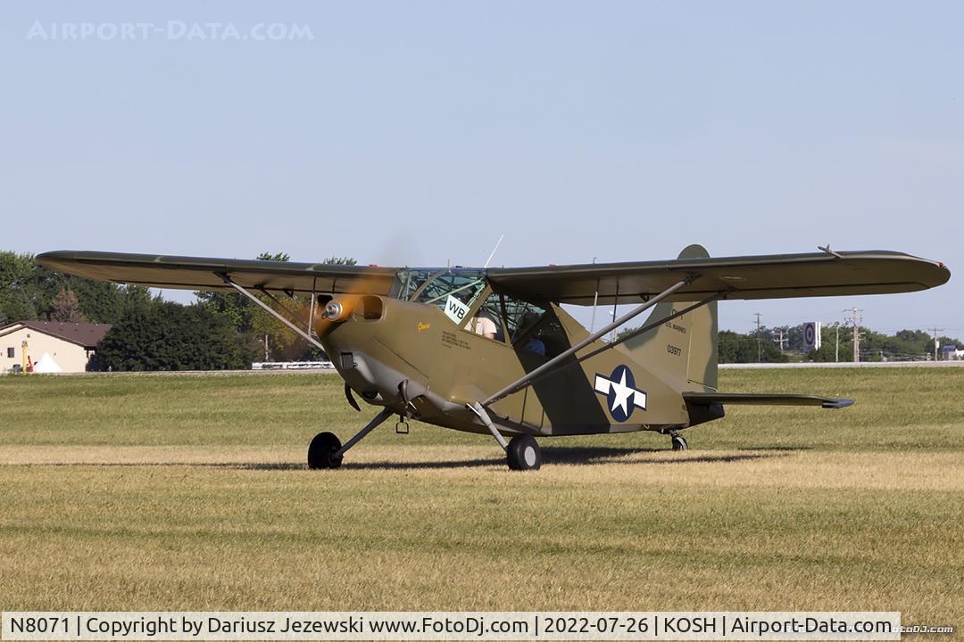 N8071, 1945 Stinson L-5E Sentinel C/N 44-18071, Stinson L-5E Sentinel 