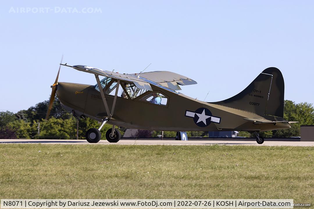 N8071, 1945 Stinson L-5E Sentinel C/N 44-18071, Stinson L-5E Sentinel 