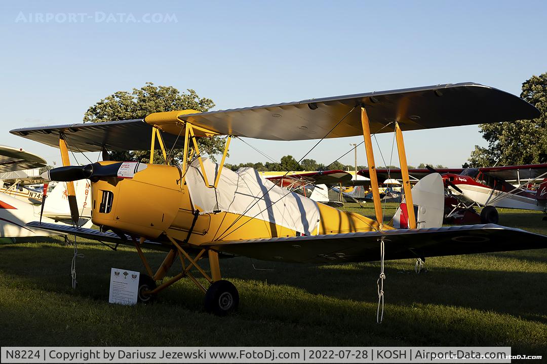 N8224, 1939 De Havilland DH-82A Tiger Moth II C/N 83856, De Havilland DH-82A Tiger Moth  C/N T7452, N8224