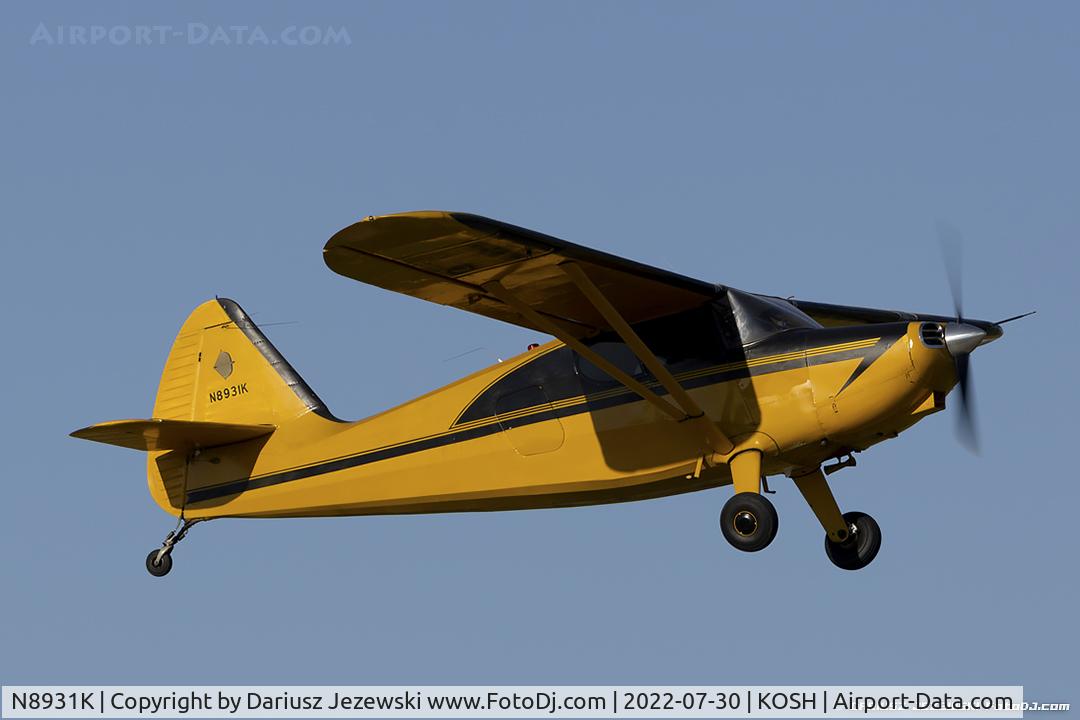 N8931K, 1947 Stinson 108-1 Voyager C/N 108-1931, Stinson 108-1  C/N 108-1931, N8931K