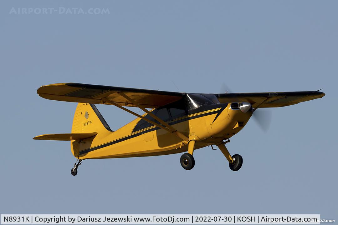 N8931K, 1947 Stinson 108-1 Voyager C/N 108-1931, Stinson 108-1  C/N 108-1931, N8931K