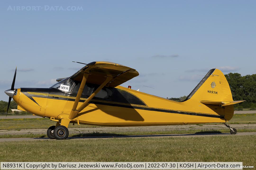 N8931K, 1947 Stinson 108-1 Voyager C/N 108-1931, Stinson 108-1  C/N 108-1931, N8931K