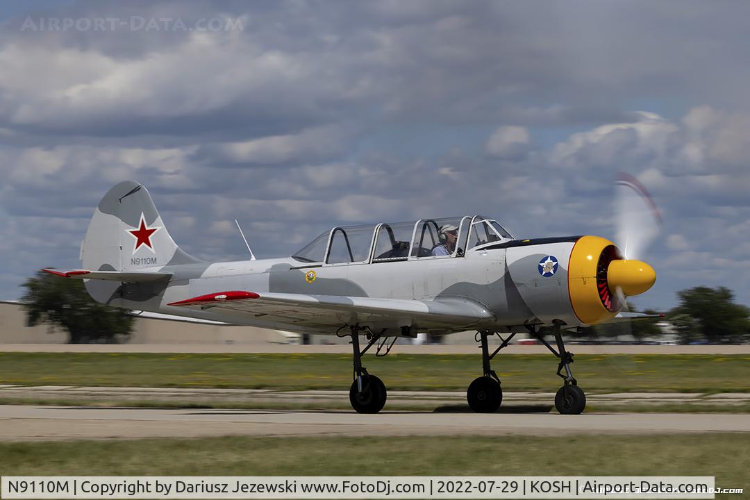 N9110M, 1986 Yakovlev Yak-52 C/N 866112, Yakovlev Yak-52  C/N 866112, N9110M