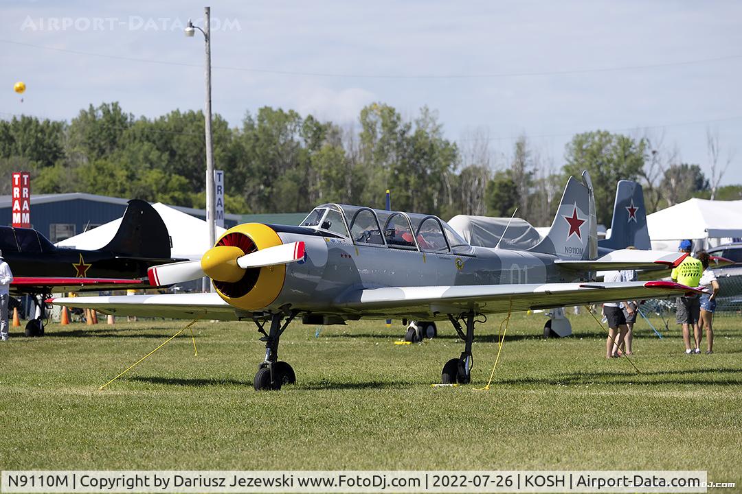 N9110M, 1986 Yakovlev Yak-52 C/N 866112, Yakovlev Yak-52  C/N 866112, N9110M