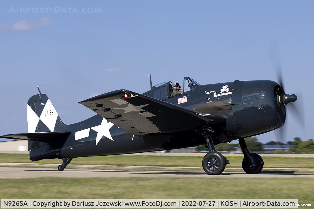 N9265A, Grumman F6F-5 Hellcat C/N A-9790, Grumman F6F-5 Hellcat  C/N 78645, N9265A