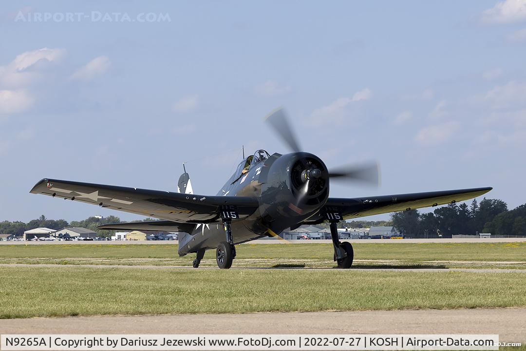 N9265A, Grumman F6F-5 Hellcat C/N A-9790, Grumman F6F-5 Hellcat  C/N 78645, N9265A