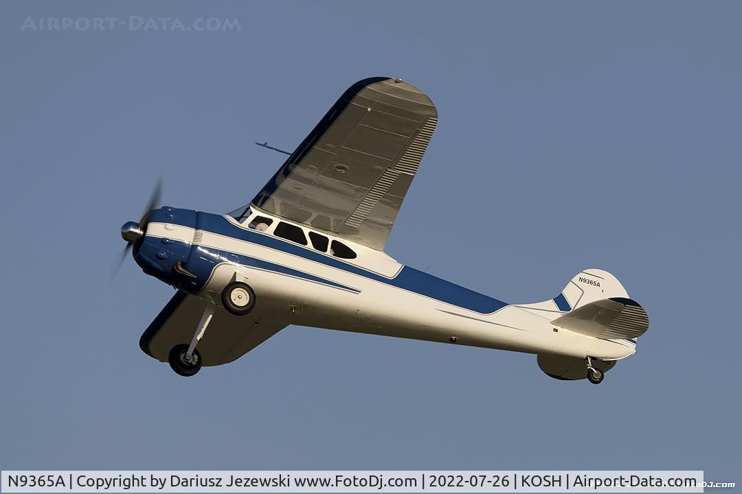 N9365A, 1949 Cessna 190 C/N 7444, Cessna 190  C/N 7444, N9365A