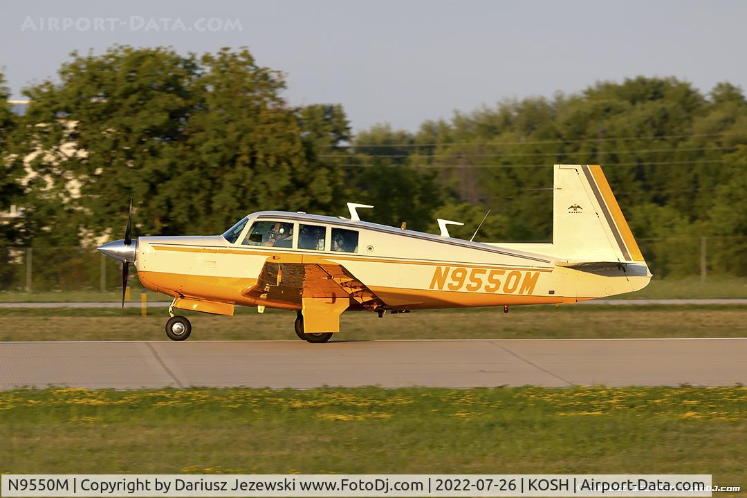 N9550M, 1966 Mooney M20F Executive C/N 670127, Mooney M20F Executive  C/N 670127, N9550M