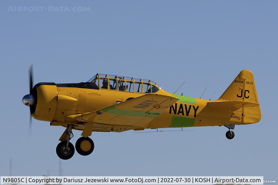 N9805C, 1945 North American SNJ-5B Texan C/N 85036, North American SNJ-5B Texan  C/N 85036, N9805C