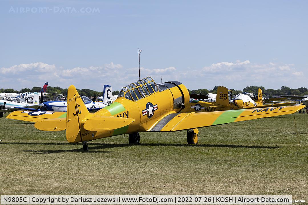 N9805C, 1945 North American SNJ-5B Texan C/N 85036, North American SNJ-5B Texan  C/N 85036, N9805C