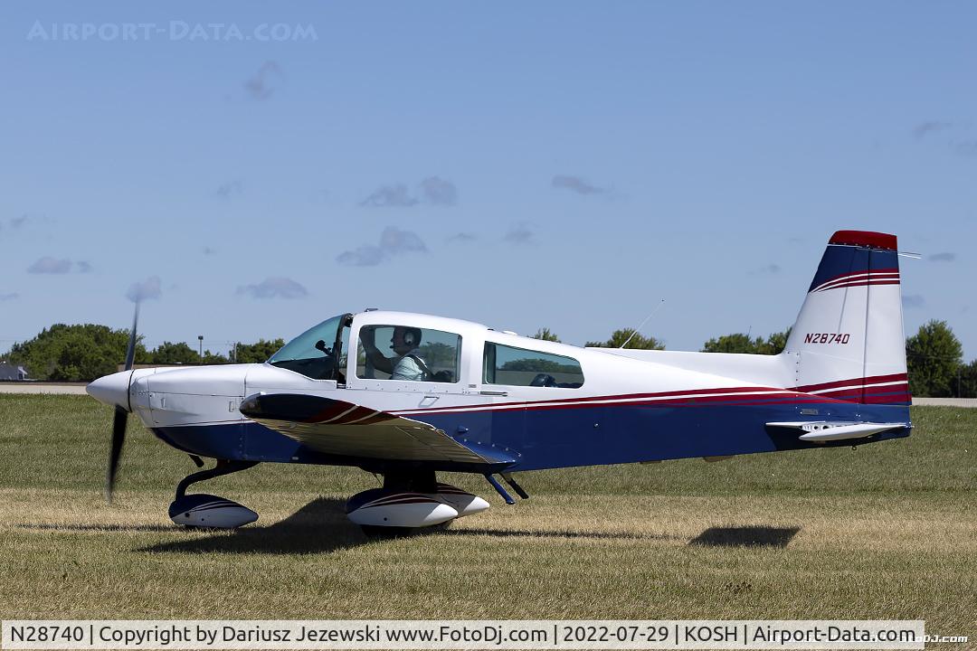 N28740, 1978 Grumman American AA-5B Tiger C/N AA5B0786, Grumman American AA-5B Tiger  C/N AA5B0786, N28740