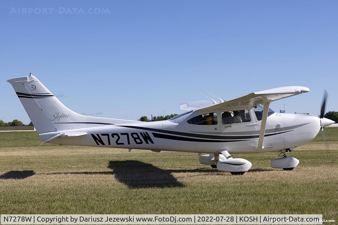 N7278W, 1999 Cessna 182S Skylane C/N 18280509, Cessna 182S Skylane  C/N 18280509, N7278W