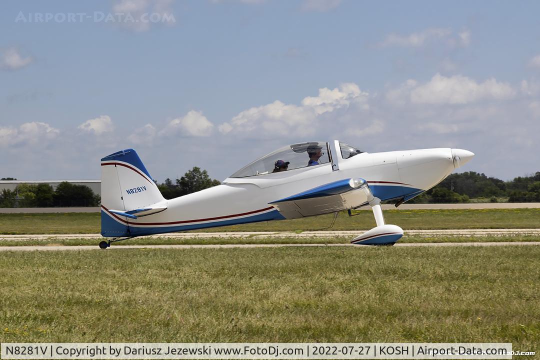 N8281V, 2018 Vans RV-8 C/N 83083, Vans RV-8  C/N 83083, N8281V