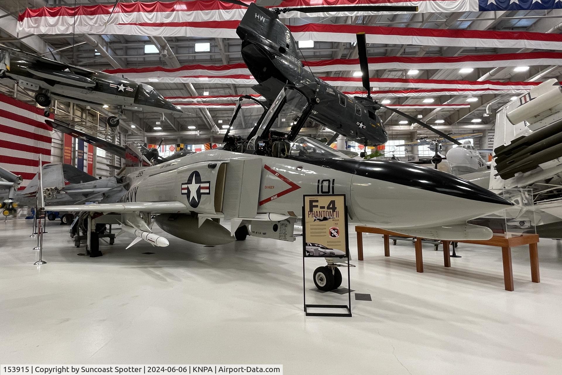 153915, McDonnell F-4N Phantom II C/N 1796, 153915
McDonnell F-4N Phantom II
US Navy
National Naval Aviation Museum
Pensacola, Florida
June 6, 2024

An US Navy F-4 Phantom II from Fighter Squadron 154 on the USS Coral Sea on display at the National Naval Aviation Museum