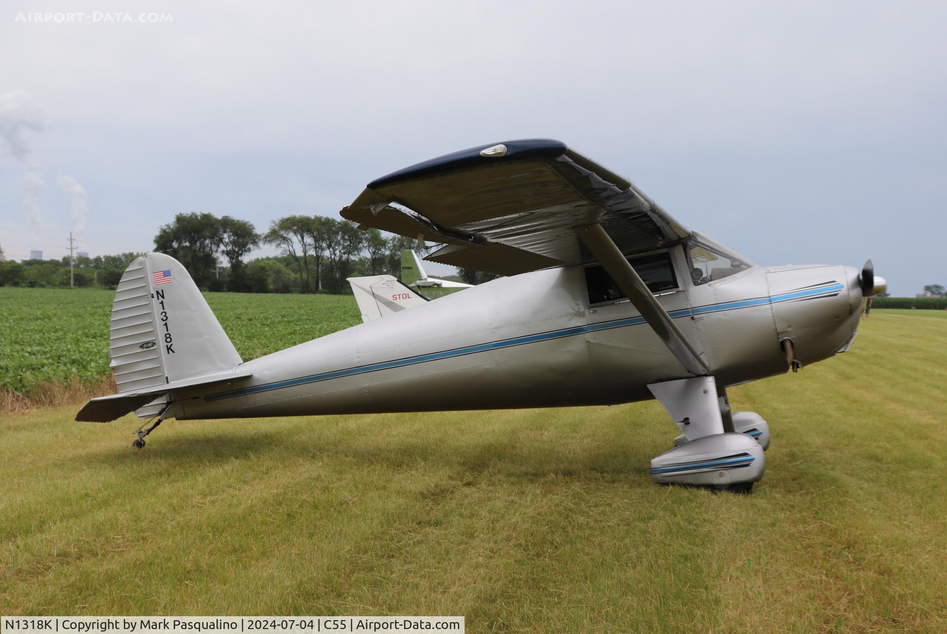 N1318K, 1947 Luscombe 8A C/N 4045, Luscombe 8A