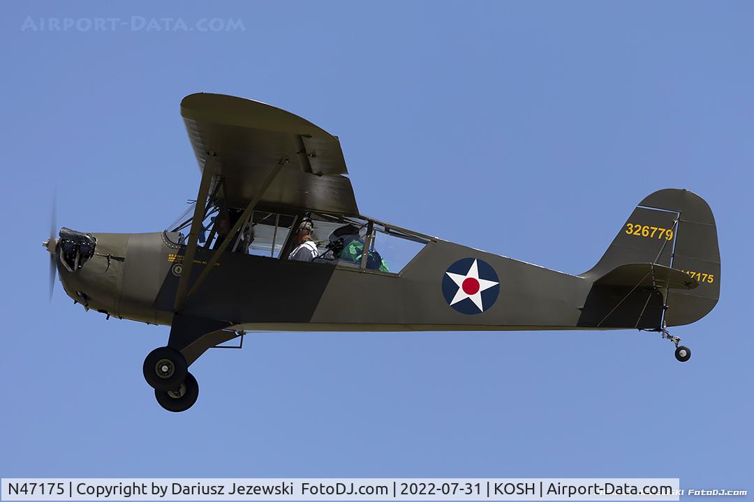 N47175, 1943 Aeronca 0-58B Grasshopper C/N 058B9163, Aeronca 0-58B  C/N 9163, N47175