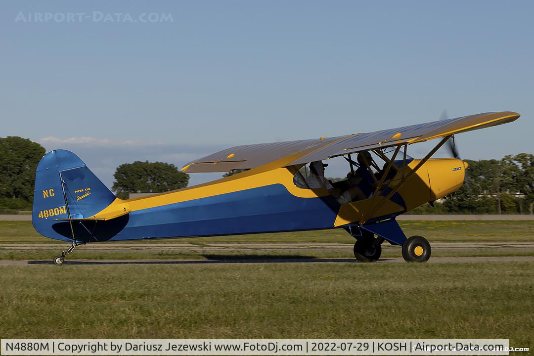 N4880M, 1947 Piper PA-11 Cub Special C/N 11-408, Piper PA-11 Cub Special  C/N 11-408, NC4880M