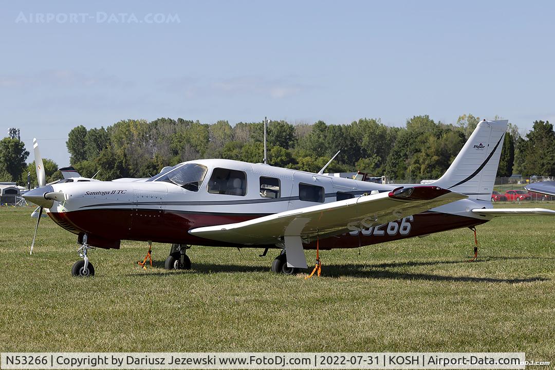N53266, 2001 Piper PA-32R-301T Turbo Saratoga C/N 3257233, Piper PA-32R-301T Turbo Saratoga  C/N 3257233, N53266
