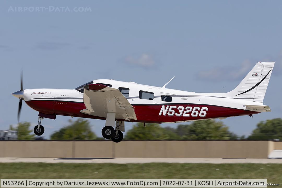 N53266, 2001 Piper PA-32R-301T Turbo Saratoga C/N 3257233, Piper PA-32R-301T Turbo Saratoga  C/N 3257233, N53266