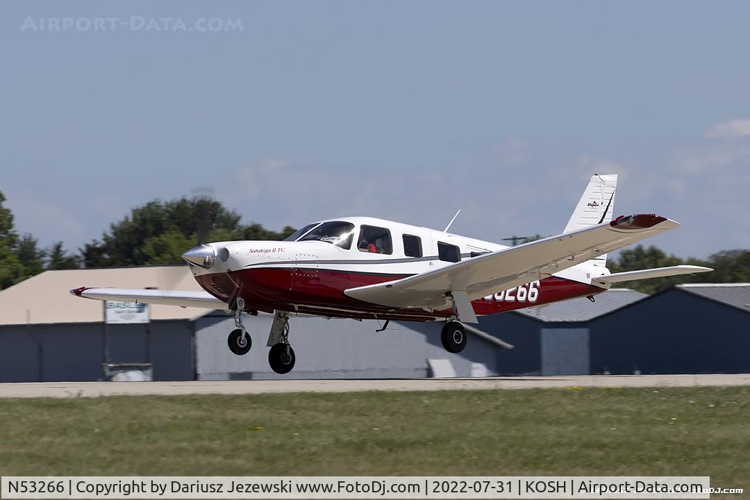 N53266, 2001 Piper PA-32R-301T Turbo Saratoga C/N 3257233, Piper PA-32R-301T Turbo Saratoga  C/N 3257233, N53266