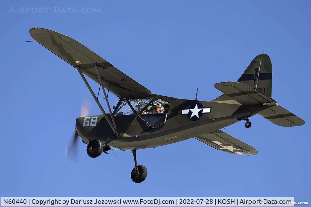 N60440, 1945 Stinson L-5G Sentinel C/N 4010, Stinson L-5G Sentinel  C/N 4010, N60440