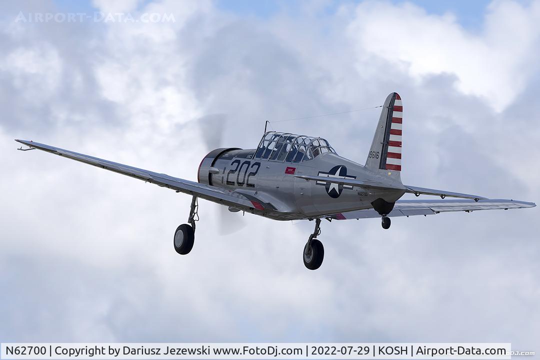 N62700, 1941 Convair BT-13A Valiant C/N 1850, Convair BT-13A Valiant  C/N 1850, N62700