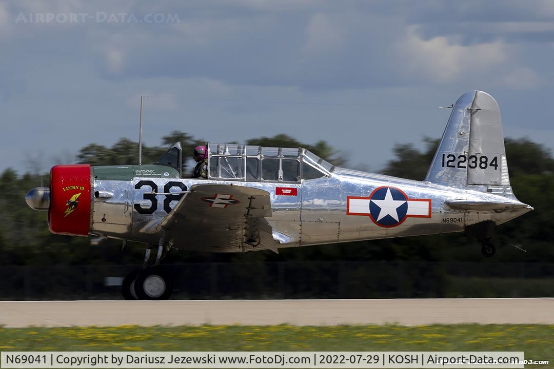 N69041, 1942 Consolidated Vultee BT-13A C/N 6462, Consolidated Vultee BT-13A Valiant  C/N 6462, N69041