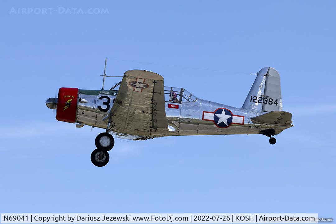 N69041, 1942 Consolidated Vultee BT-13A C/N 6462, Consolidated Vultee BT-13A Valiant  C/N 6462, N69041