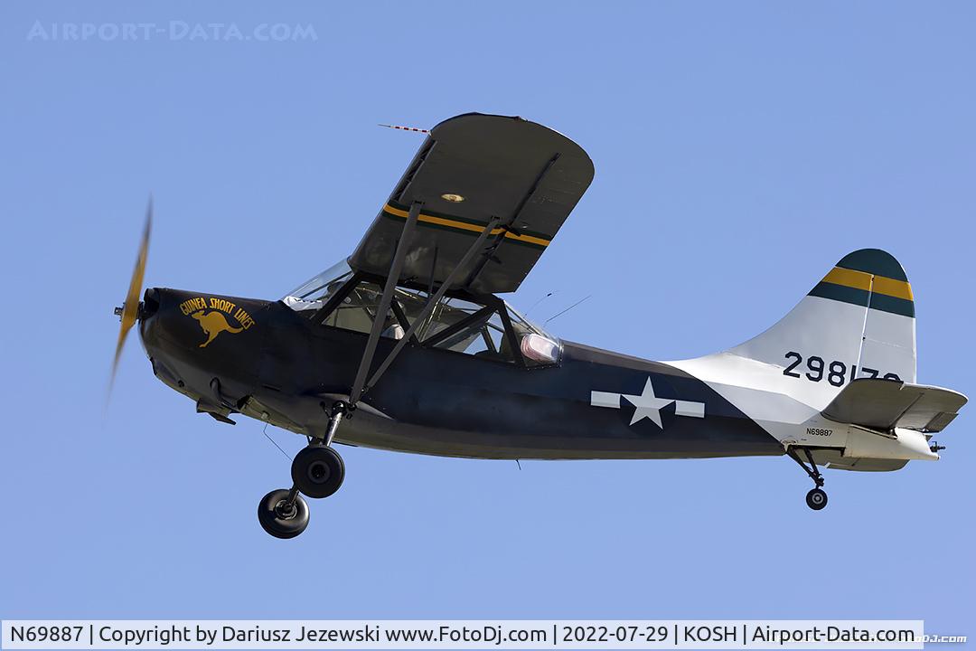 N69887, 1943 Stinson L-5 Sentinel C/N 76-419, Stinson L-5 Sentinel  C/N 76-419, N69887