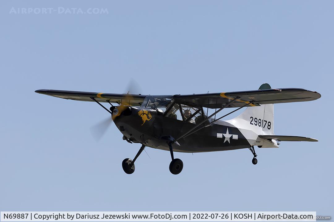 N69887, 1943 Stinson L-5 Sentinel C/N 76-419, Stinson L-5 Sentinel  C/N 76-419, N69887