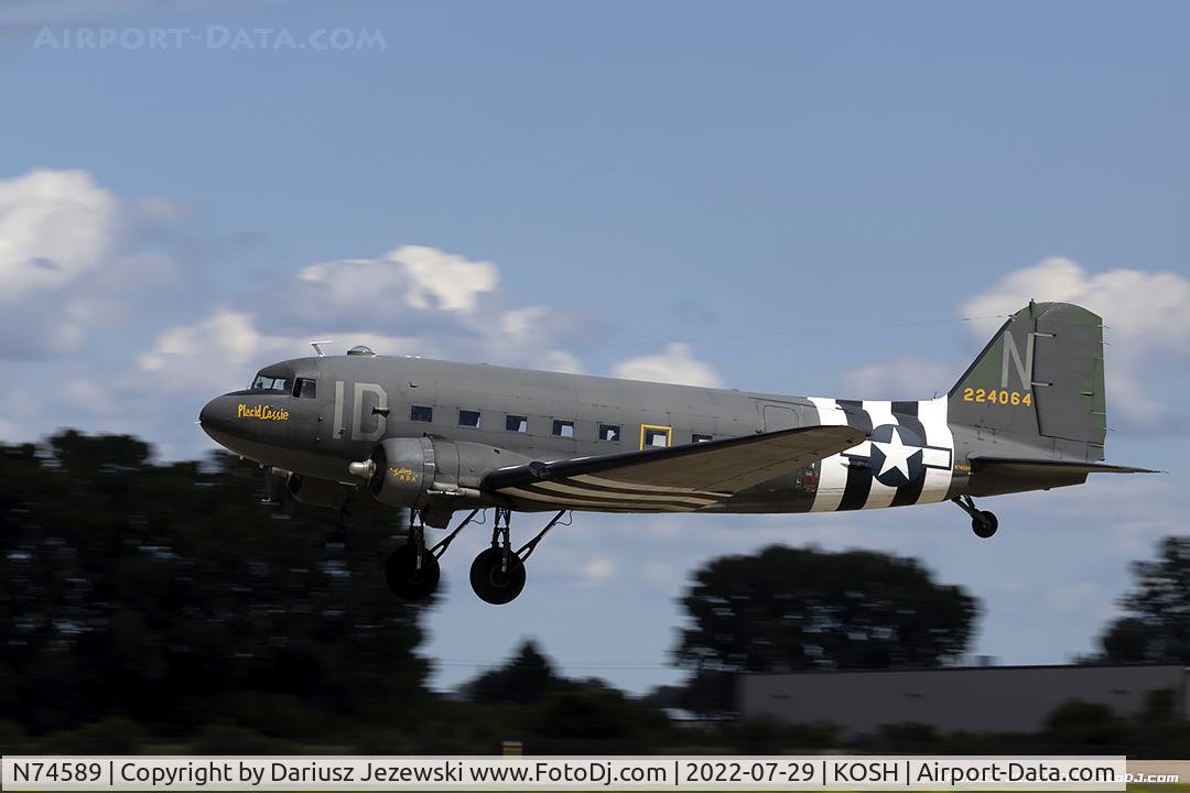 N74589, 1943 Douglas DC3C-S1C3G (C-47A) C/N 9926, Douglas DC-3C-S1C3G 