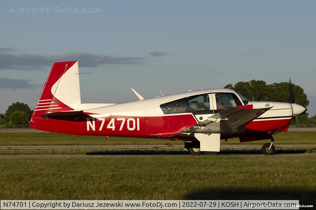 N74701, 1961 Mooney M20B Mark 21 C/N 1899, Mooney M20B Mark 21  C/N 1899, N74701