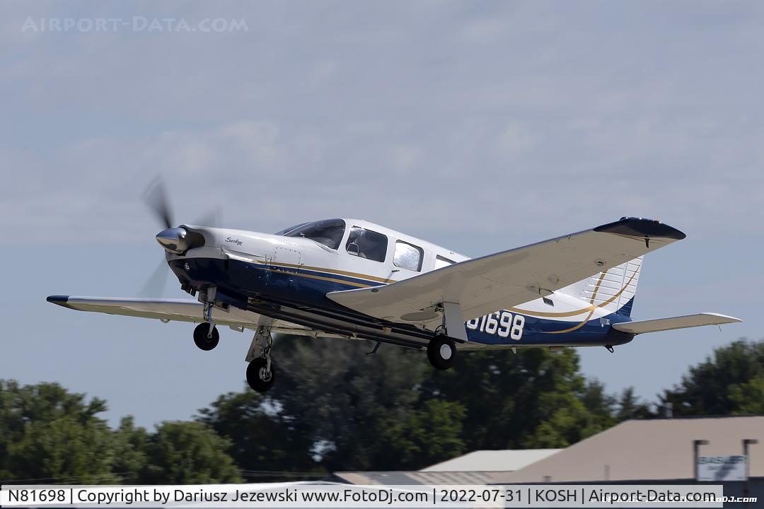 N81698, 1980 Piper PA-32R-301 Saratoga C/N 32R-8013069, Piper PA-32R-301 Saratoga  C/N 32R-8013069, N81698