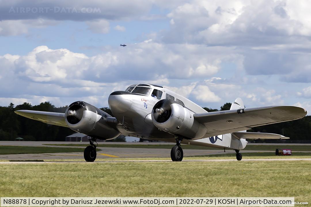 N88878, 1943 Cessna UC-78C (T-50) Bobcat C/N 4121, Cessna T-50 Bobcat 