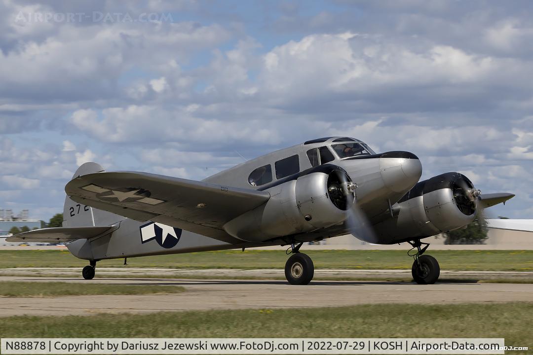 N88878, 1943 Cessna UC-78C (T-50) Bobcat C/N 4121, Cessna T-50 Bobcat 