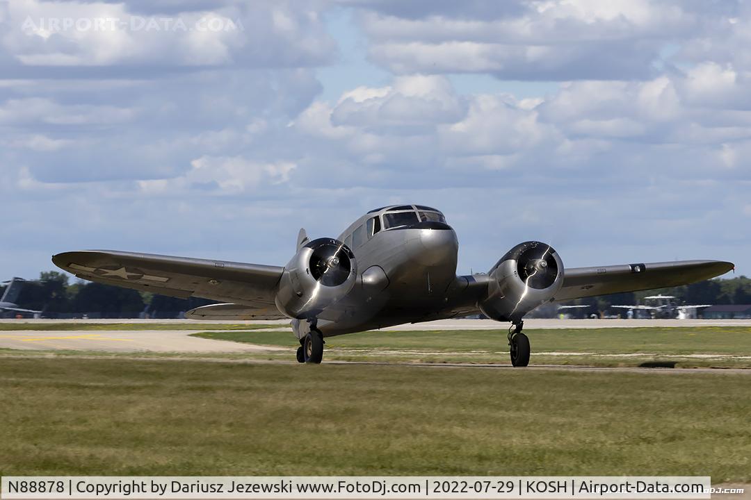 N88878, 1943 Cessna UC-78C (T-50) Bobcat C/N 4121, Cessna T-50 Bobcat 