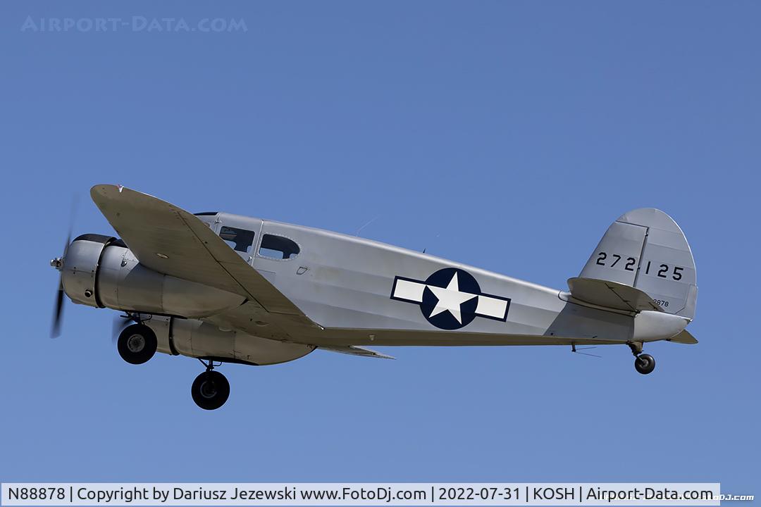 N88878, 1943 Cessna UC-78C (T-50) Bobcat C/N 4121, Cessna T-50 Bobcat 