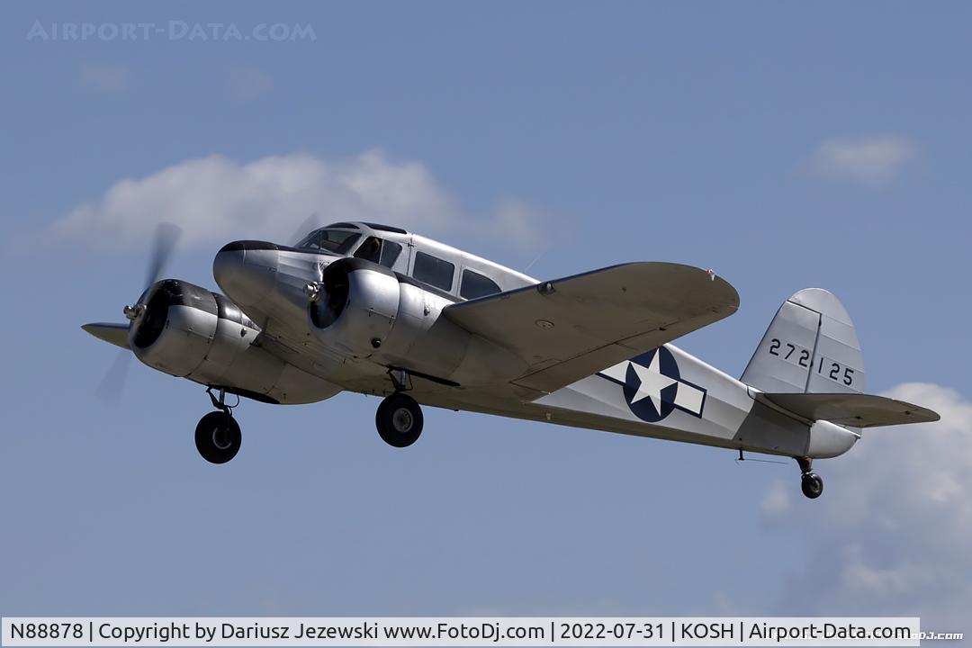 N88878, 1943 Cessna UC-78C (T-50) Bobcat C/N 4121, Cessna T-50 Bobcat 