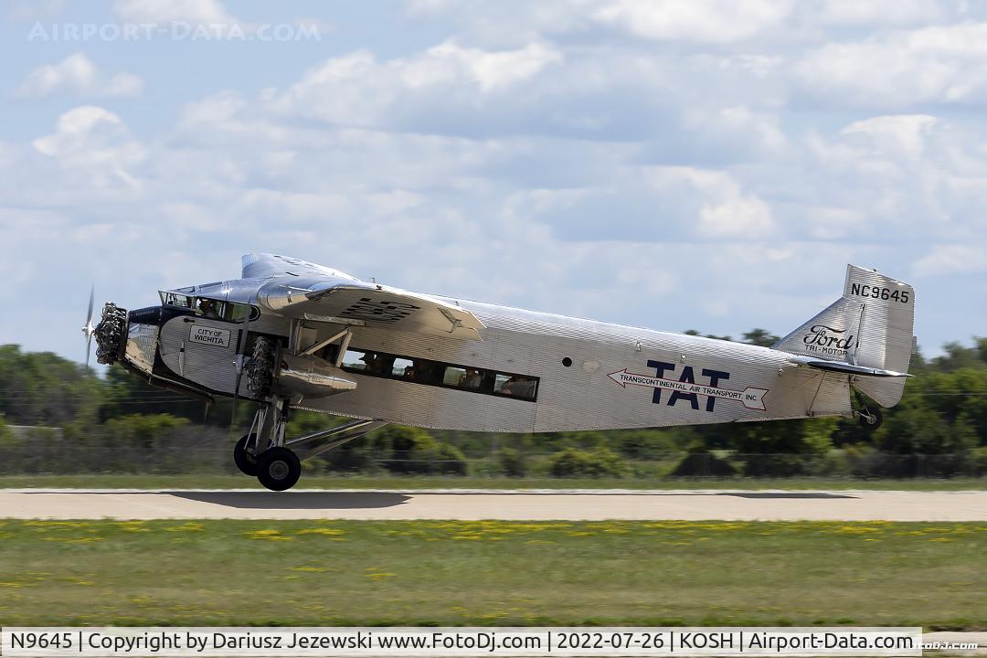 N9645, 1928 Ford 5-AT-B Tri-Motor C/N 8, Ford 5-AT-B Trimotor  C/N 8, NC9645