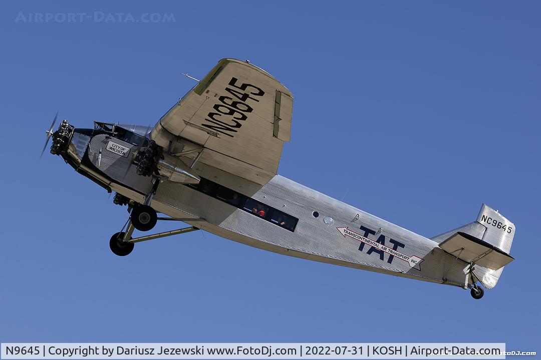 N9645, 1928 Ford 5-AT-B Tri-Motor C/N 8, Ford 5-AT-B Trimotor  C/N 8, NC9645