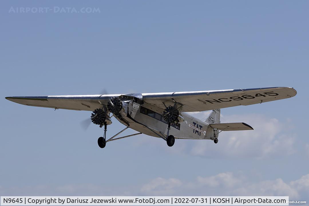N9645, 1928 Ford 5-AT-B Tri-Motor C/N 8, Ford 5-AT-B Trimotor  C/N 8, NC9645