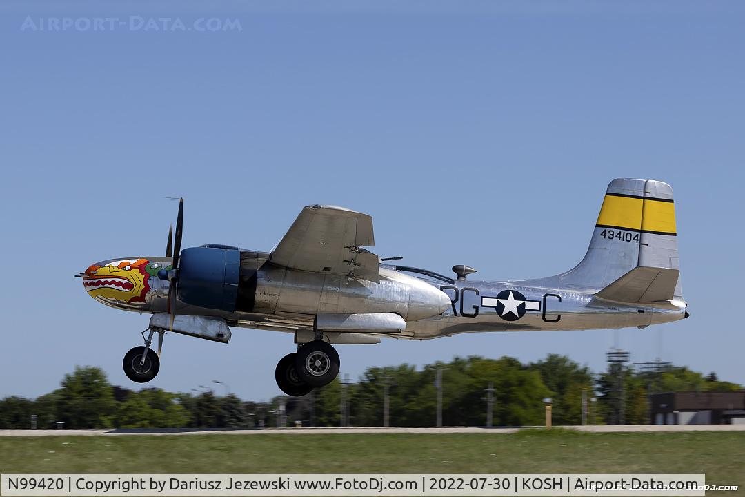 N99420, 1944 Douglas B-26B Invader C/N 27383, Douglas B-26B Invader 