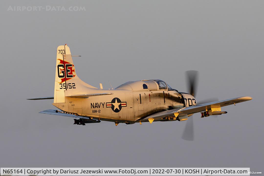 N65164, 1955 Douglas EA-1E Skyraider AD-5W C/N 55-471DH, Douglas EA-1E Skyraider  C/N 55-471DH, N65164