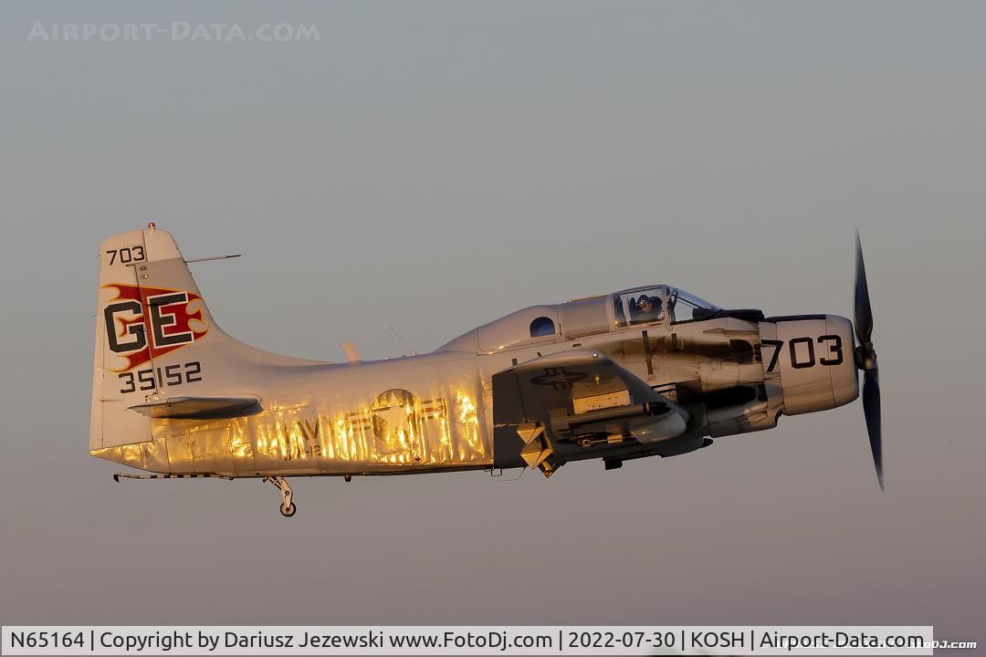 N65164, 1955 Douglas EA-1E Skyraider AD-5W C/N 55-471DH, Douglas EA-1E Skyraider  C/N 55-471DH, N65164