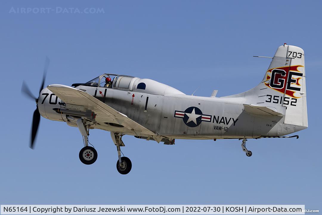N65164, 1955 Douglas EA-1E Skyraider AD-5W C/N 55-471DH, Douglas EA-1E Skyraider  C/N 55-471DH, N65164